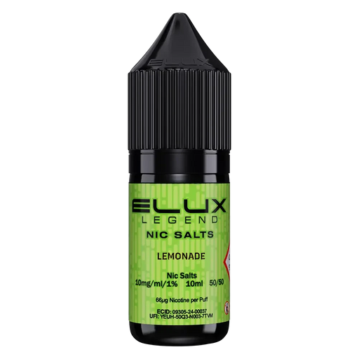 Elux Lemonade Nic Salt Vape Juice 10ml