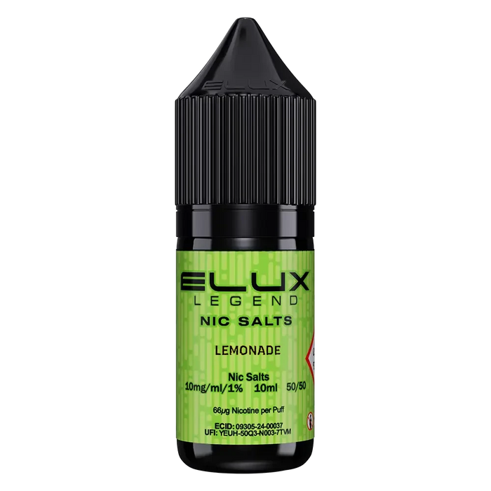 Elux Lemonade Nic Salt Vape Juice 10ml