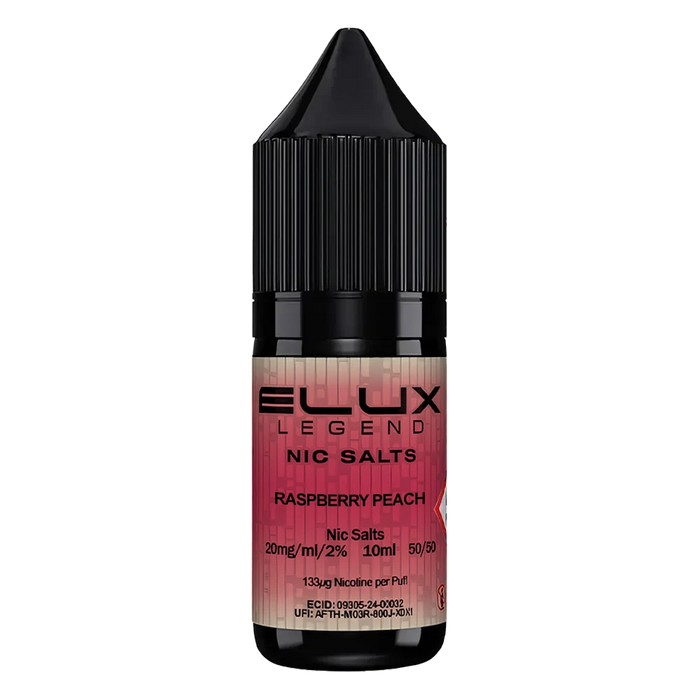 Elux Raspberry Peach Nic Salt Vape Juice 10ml