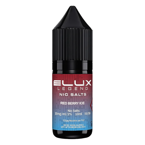 Elux Red Berry Ice Nic Salt Vape Juice 10ml