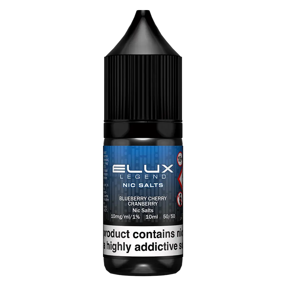 Blåbær Kirsebær Tranebær Elux Legend Nic Salt E-Liquid