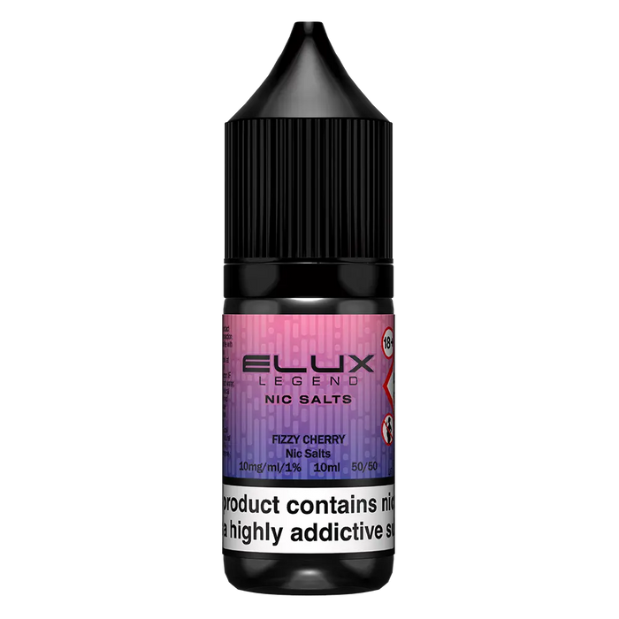 Elux Fizzy Cherry Nic Salts 10ml | 5 for 11 Vape Deal Elux Fizzy Cherry Nic Salts 10ml | 5 for 11 Vape Deal