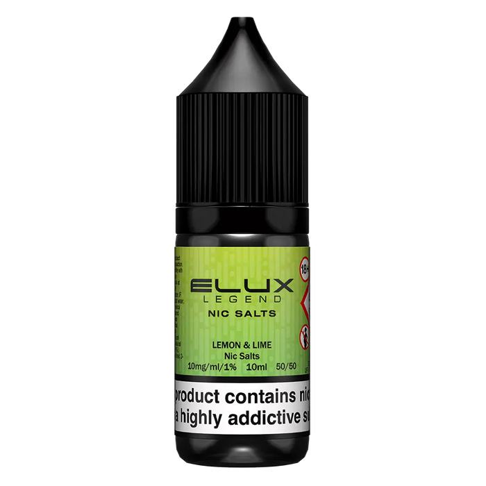Elux Lemon & Lime Nic Salts 10ml | 5 for 11 Vape Deal Elux Lemon & Lime Nic Salts 10ml | 5 for 11 Vape Deal