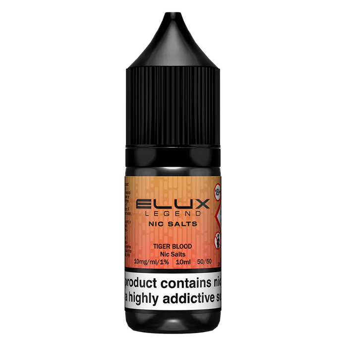 Elux Tiger Blood Nic Salts 10ml | 5 for 11 Vape Deal Elux Tiger Blood Nic Salts 10ml | 5 for 11 Vape Deal