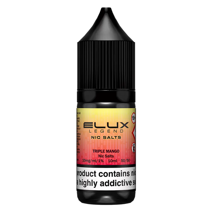 Elux Triple Mango Nic Salt 10ml | 5 for 11 Vape Deal Elux Triple Mango Nic Salt 10ml | 5 for 11 Vape Deal