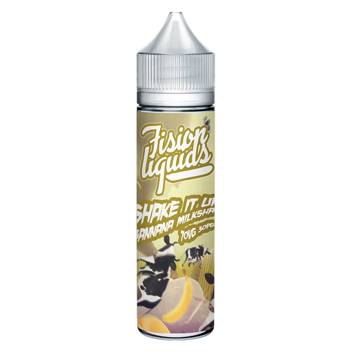 Fision Liquids Banana Milkshake 0 nicotine e-Liquid 70/30 VG/PG 50ml