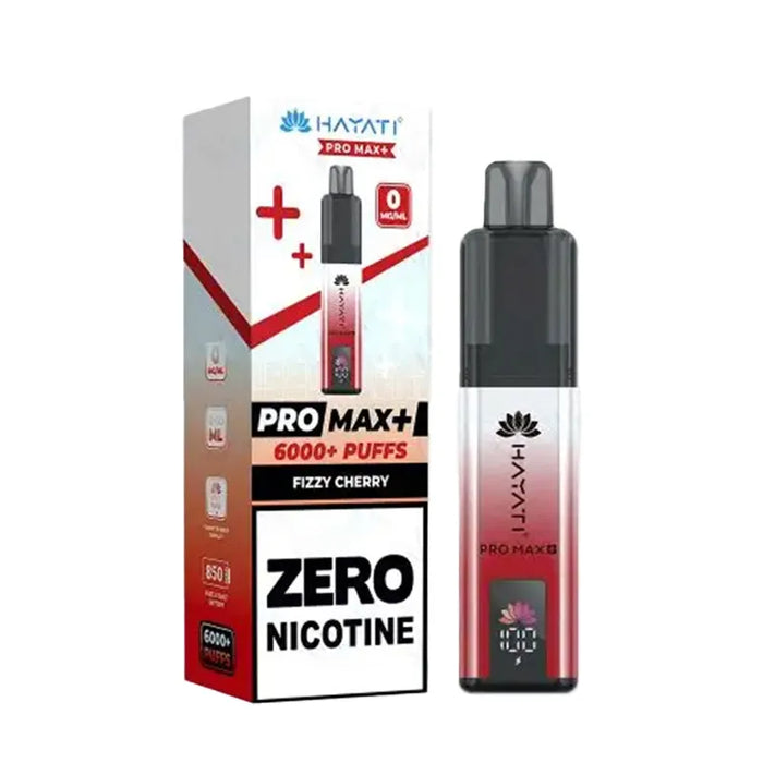 Fizzy Cherry Hayati Pro Max Plus 6000 Zero Nicotine Pod Kit