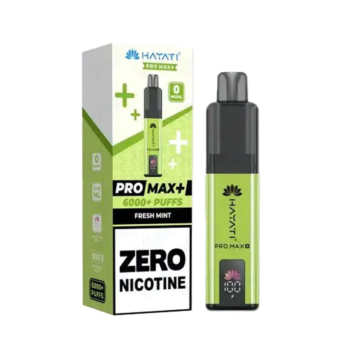 Fresh Mint Hayati Pro Max Plus 6000 Zero Nicotine Pod Kit