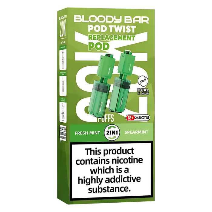 Bloody Bar Ultra Twist 20K Prefilled Pods