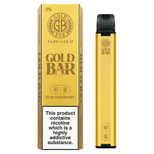Gold Bar 600 Blue Raspberry Disposable Vape