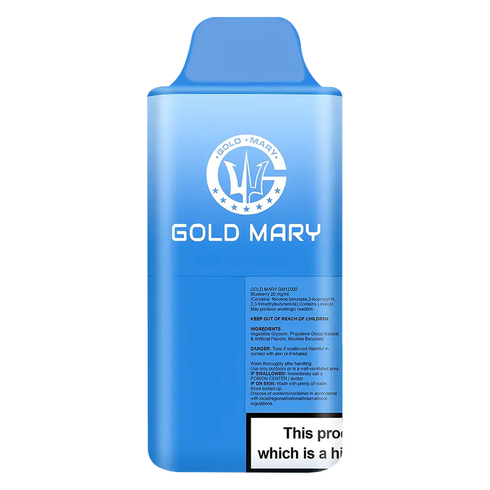 Gold Mary 12000 Puffs Disposable Vape Blueberry / Blueberry Raspberry