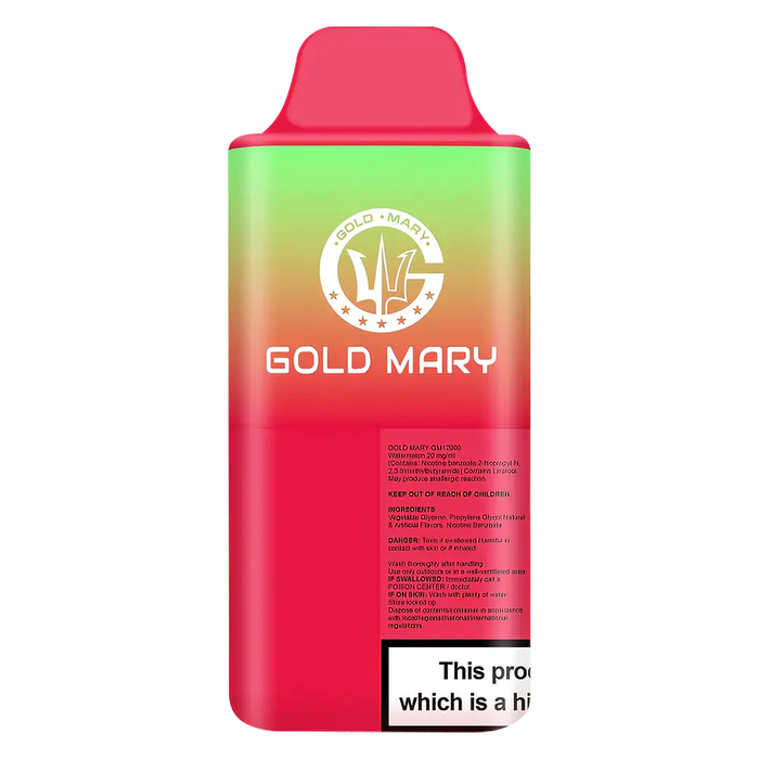 Gold Mary 12000 Puffs Disposable Vape Watermelon / Strawberry Watermelon