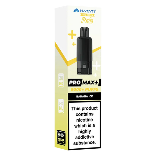 Hayati Pro Max 6000+ Banana Ice Prefilled Pod