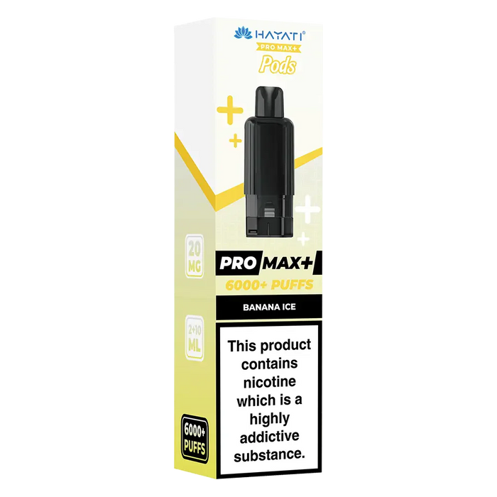 Hayati Pro Max 6000+ Banana Ice Prefilled Pod