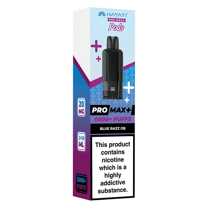 Hayati Pro Max 6000+ Blue Razz GB Prefilled Pod