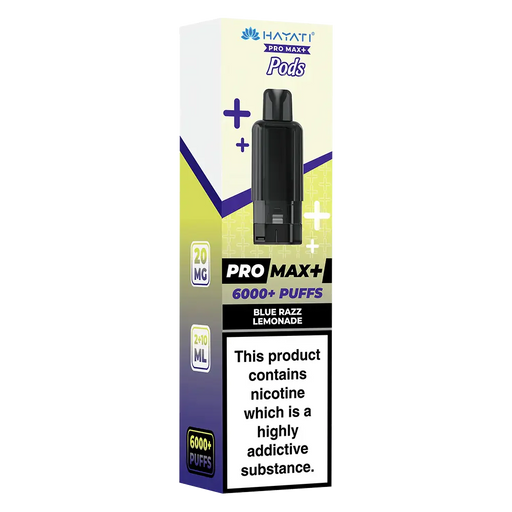 Hayati Pro Max 6000+ Blue Razz Lemonade Prefilled Pod