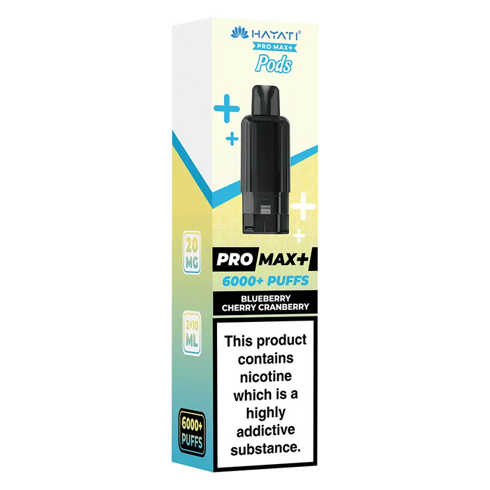 Hayati Pro Max 6000+ Blueberry Cherry Cranberry Prefilled Pod