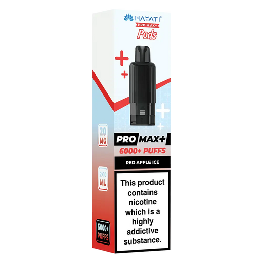 Hayati Pro Max 6000+ Red Apple Ice Prefilled Pod