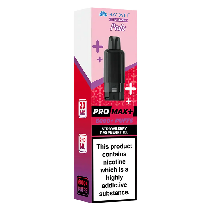 Hayati Pro Max 6000+ Strawberry Raspberry Ice Prefilled Pod