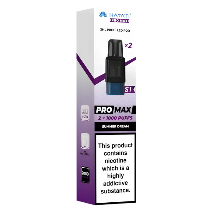 Hayati Pro Max S1 Prefilled Pods