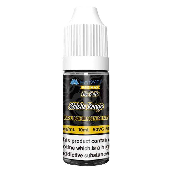 Hayati Pro Max Shisha Bru Ice Lemon Mint Nic Salt