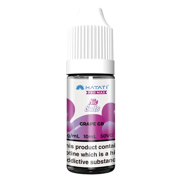 Hayati Pro Max Grape GB 10ml Nic Salt Vape Juice