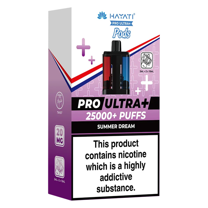 Hayati Pro Ultra Plus Pods 25k Puff - ONLY 8.99 Hayati Pro Ultra Plus Pods 25k Puff - ONLY 8.99