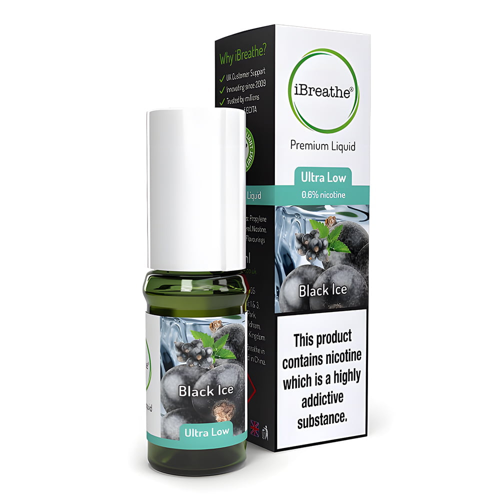 iBreathe Black Ice High PG Vape Juice 10ml