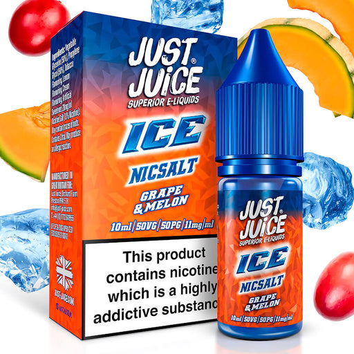 Just Juice Ice Grape Melon Nic Salt Vape Juice