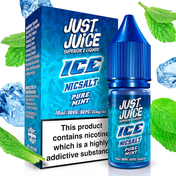 Just Juice Ice Pure Mint Nic Salt Vape Juice