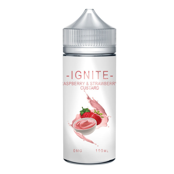 ignite Raspberry Strawberry Custard 100ml Shortfill e-Liquid 70/30 Vg/Pg
