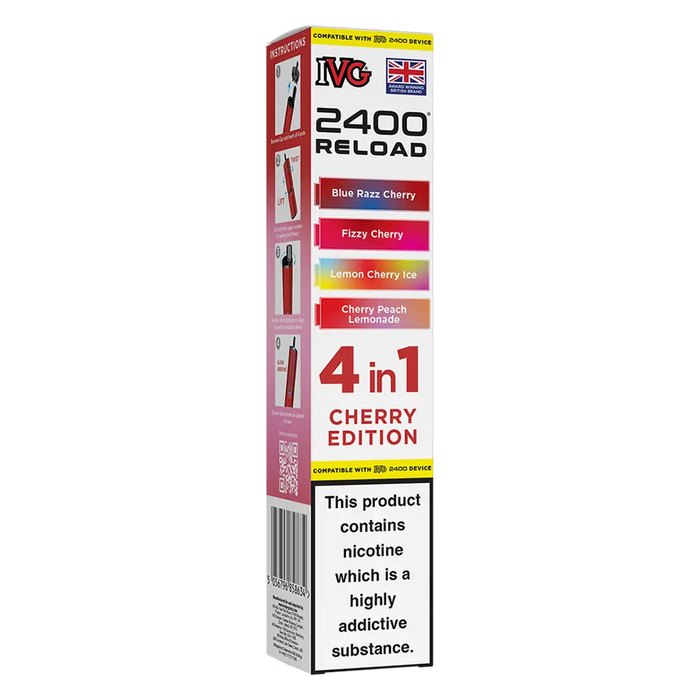 IVG 2400 Prefilled Pods 4 in 1 | 5 for 30 IVG Pods IVG 2400 Prefilled Pods 4 in 1 | 5 for 30 IVG Pods