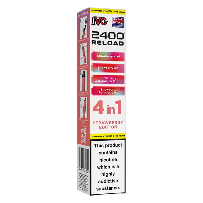 IVG 2400 Prefilled Pods 4 in 1 | 5 for 30 IVG Pods IVG 2400 Prefilled Pods 4 in 1 | 5 for 30 IVG Pods