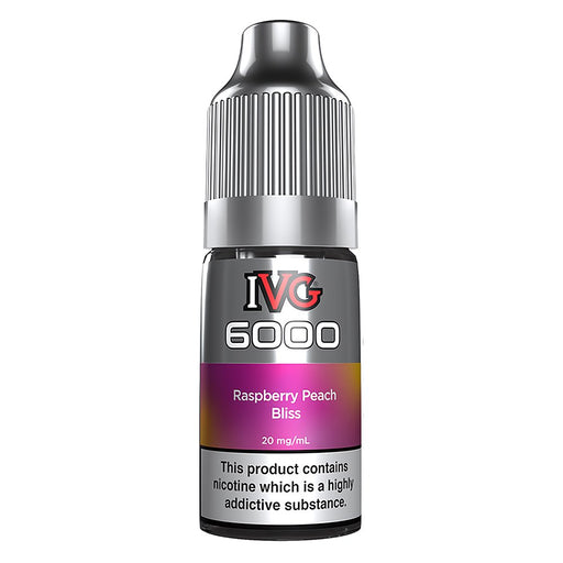 IVG 6000 Raspberry Peach Bliss Nic Salt Vape Juice
