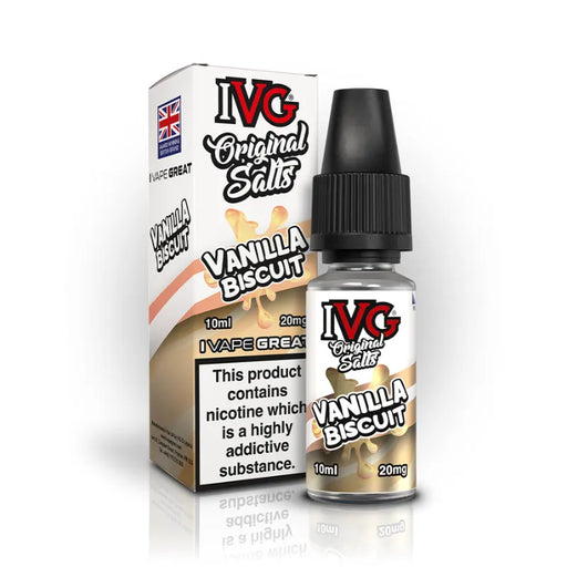 20mg IVG Original Salt Vanilla Biscuit Nic Salt