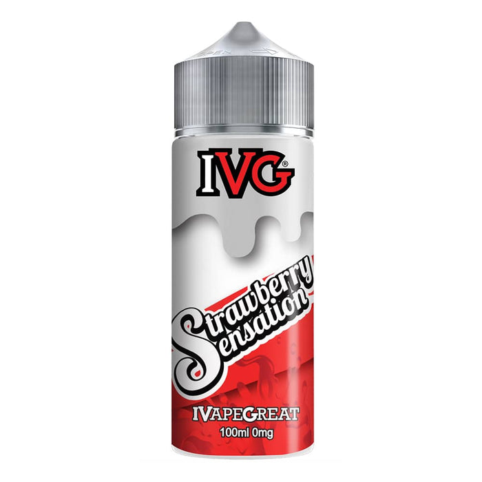 IVG Strawberry Sensation Vape Juice 100ml