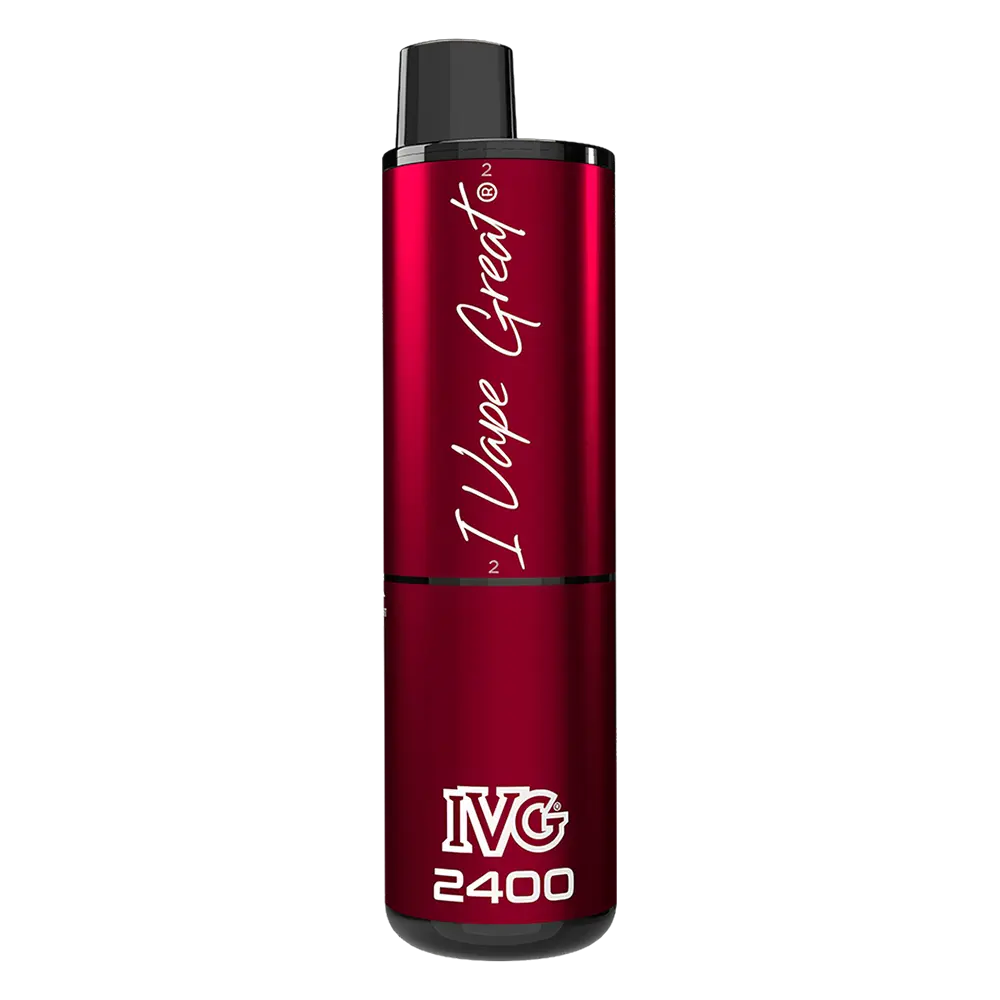 IVG 2400 Red Raspberry Edition Disposable Vape Pod |11.99