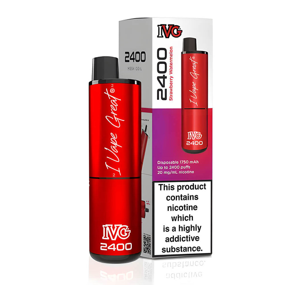 IVG 2400 Strawberry Watermelon Disposable Vape