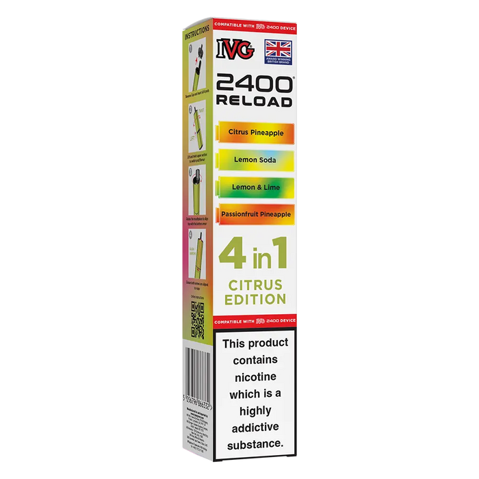 IVG 2400 Reload 4in1 Citrus Edition Prefilled Pods