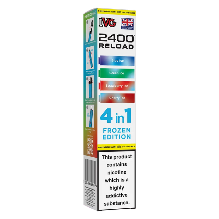 IVG 2400 Reload 4in1 Frozen Edition Prefilled Pods