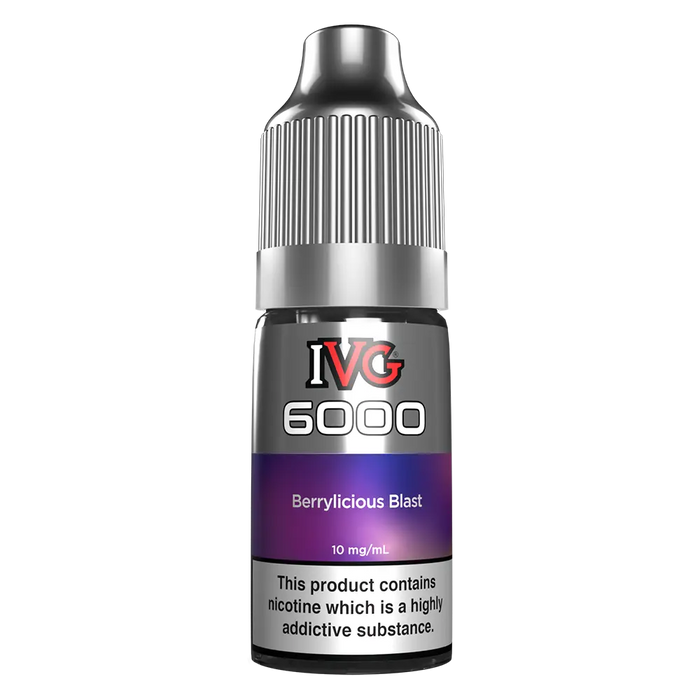 IVG 6000 Berrylicious Blast Nic Salt Vape Juice