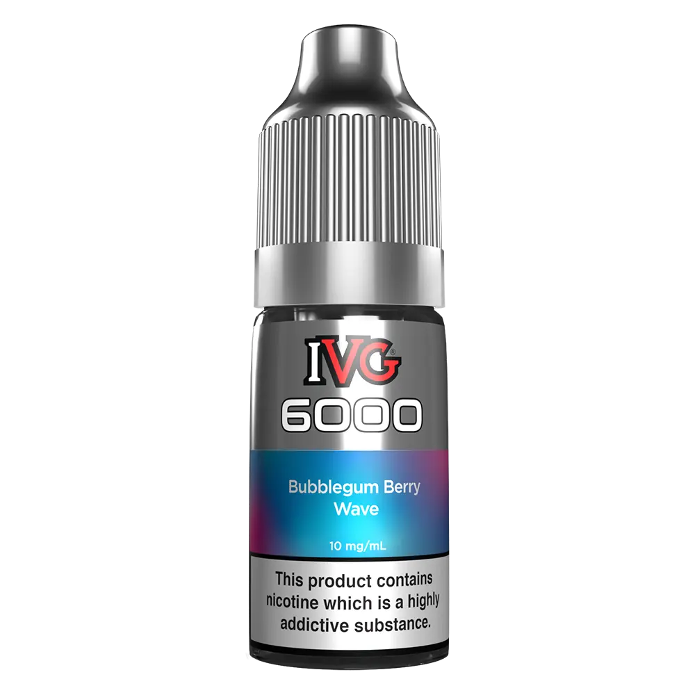 Bubblegum Berry Wave Nic Salt ELiquid by IVG 6000 Salts
