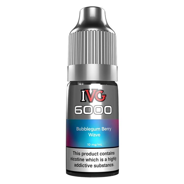 IVG 6000 Bubblegum Berry Wave Nic Salt Vape Juice