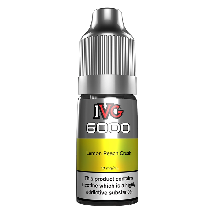 IVG 6000 Lemon Peach Crush Nic Salt Vape Juice