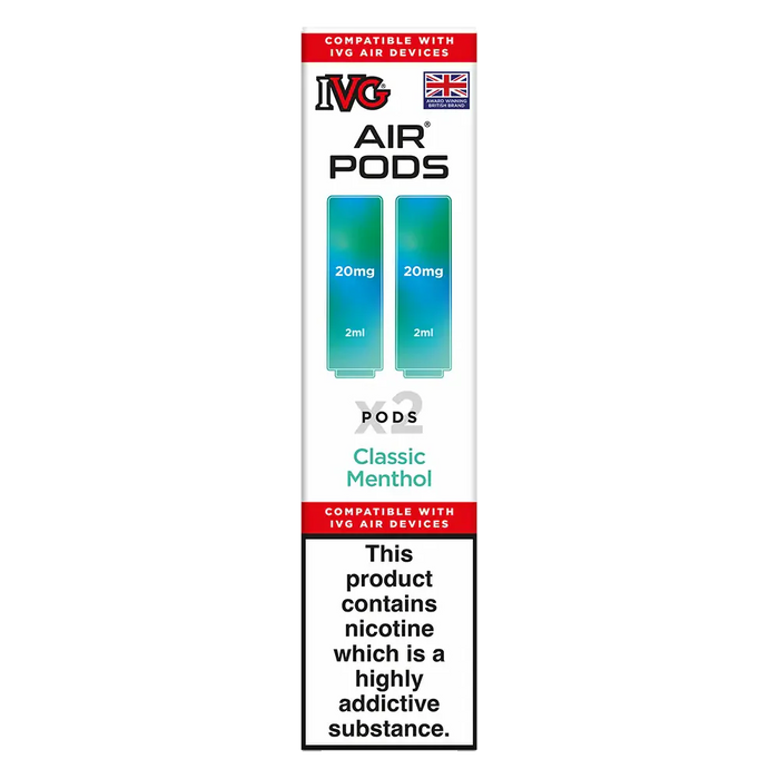 IVG Air Prefilled Pods Classic Menthol