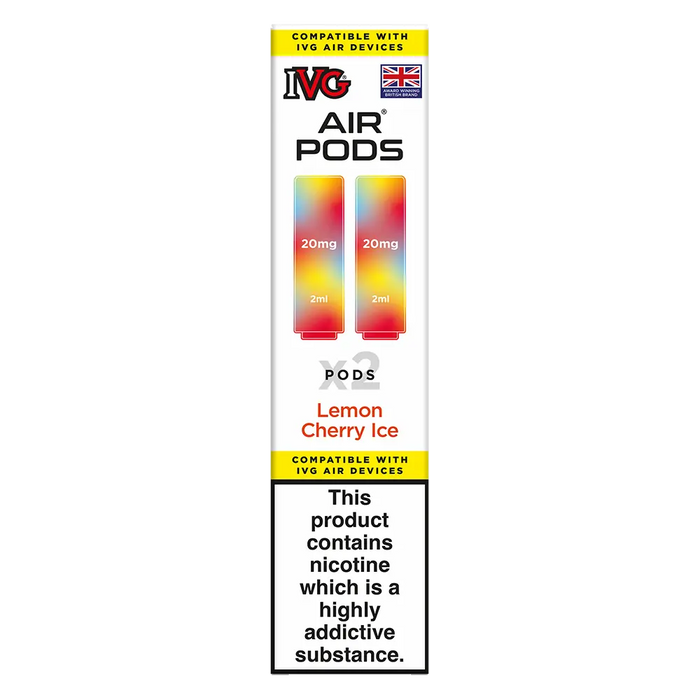 IVG Air Prefilled Pods Lemon Cherry Ice