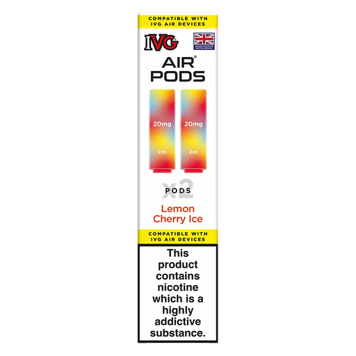 IVG Air Prefilled Pods Lemon Cherry Ice
