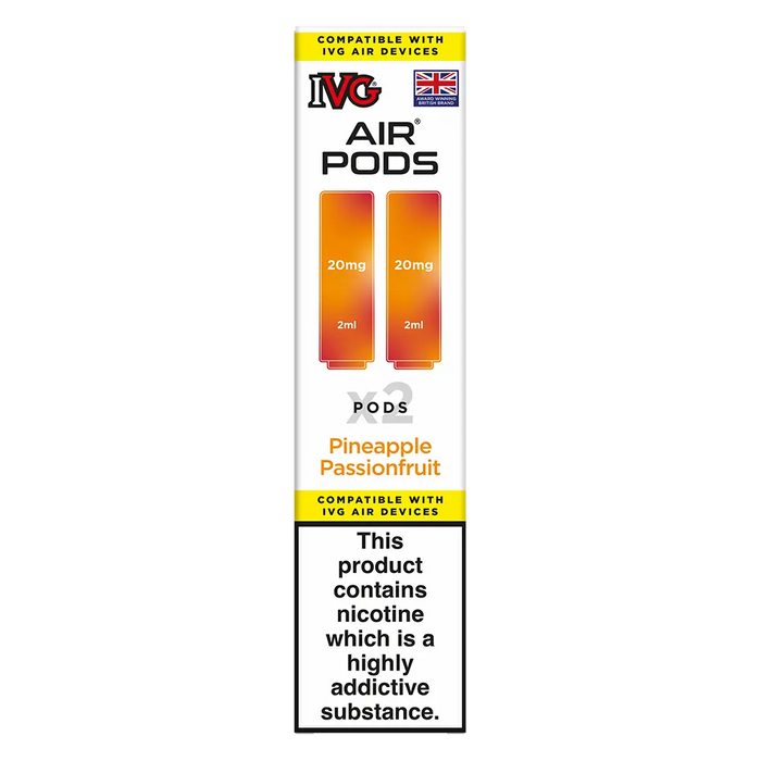 IVG Air Prefilled Pods Pineapple Passionfruit