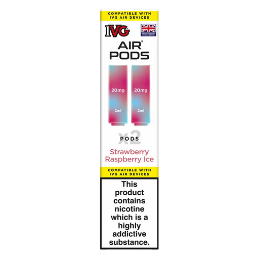 IVG Air Prefilled Pods Strawberry Raspbery Ice