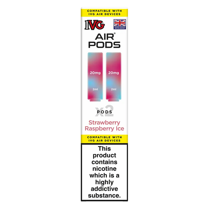 IVG Air Prefilled Pods Strawberry Raspbery Ice